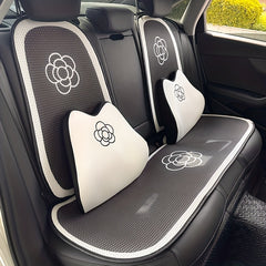 Camellia Car Neck Pillow Memory Foam Waist Cushion for Comfortable Sitting