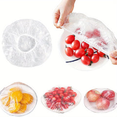 100-200pcs Reusable Elastic Food Storage Bags