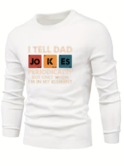 Men's Crew Neck Pullover Sweater for Fall Winter