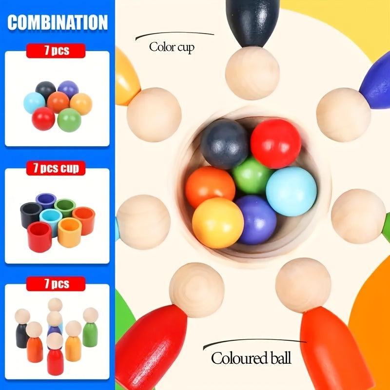 Wooden Classification Game Set Fine Action Learning Toy