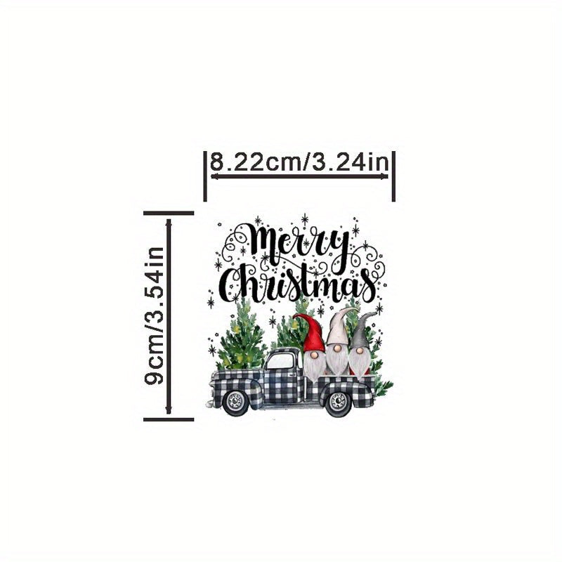 Festive Christmas Tree Iron-On Transfer For DIY Clothing