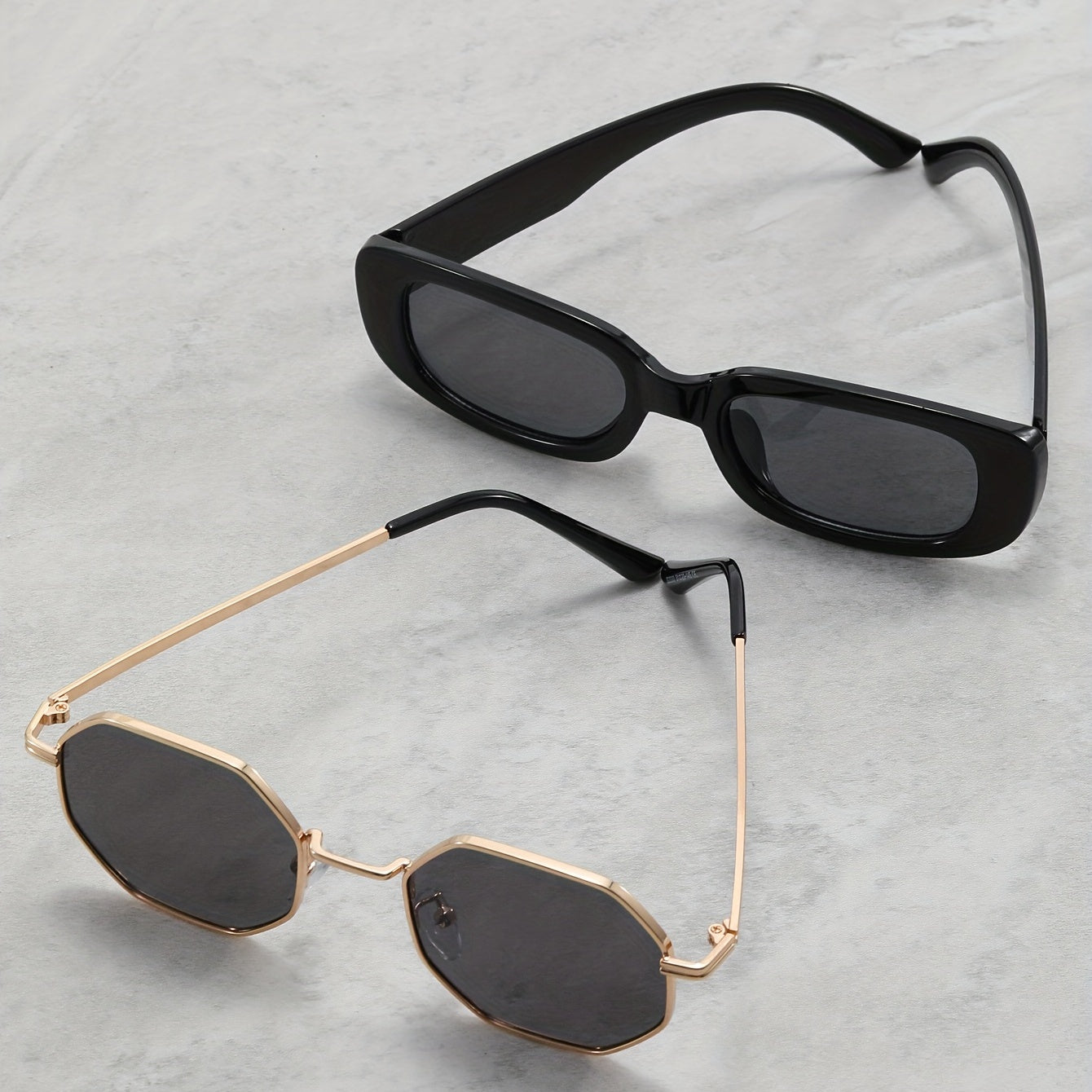 Men's Small Frame Sunglasses UV Resistant Decorative Accessories