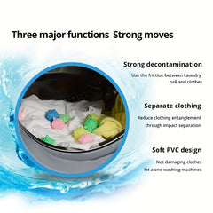 10pcs Magic Laundry Balls Reusable Household Washing Machine Clothes Softener