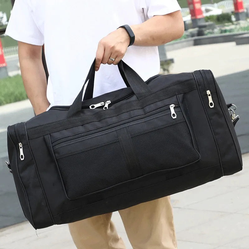 22 Inch Multifunctional Travel Gym Bag with Large Capacity