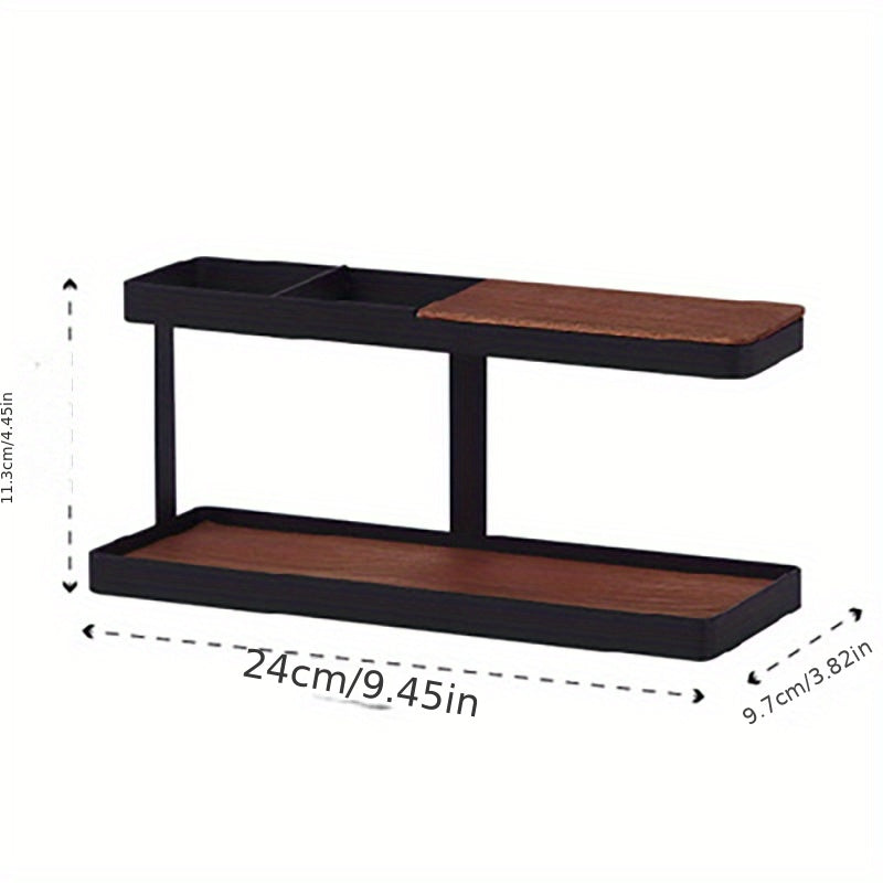 Living Room Storage Rack Glasses Iron Art Remote Control Storage Box