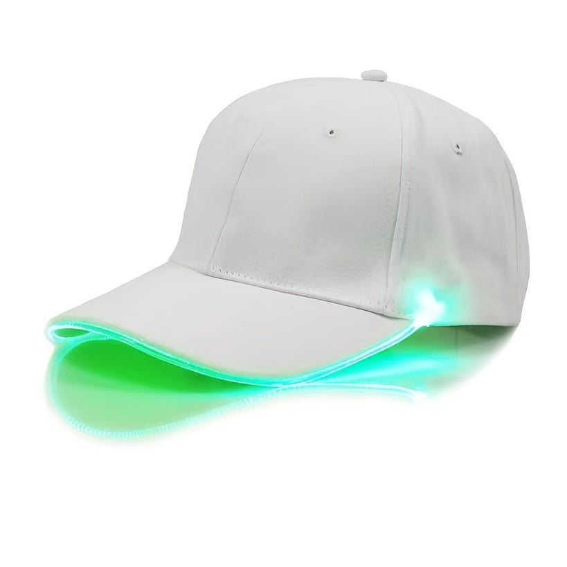 LED Luminous Running Peaked Cap Sunshade Mountaineering Sunscreen Baseball Cap