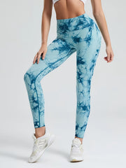 Tie Dye Yoga Leggings for Women High Waist