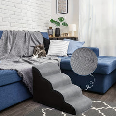 Small Dog Stairs Ramp Climbing Steps Cat Portable Dog Stairs