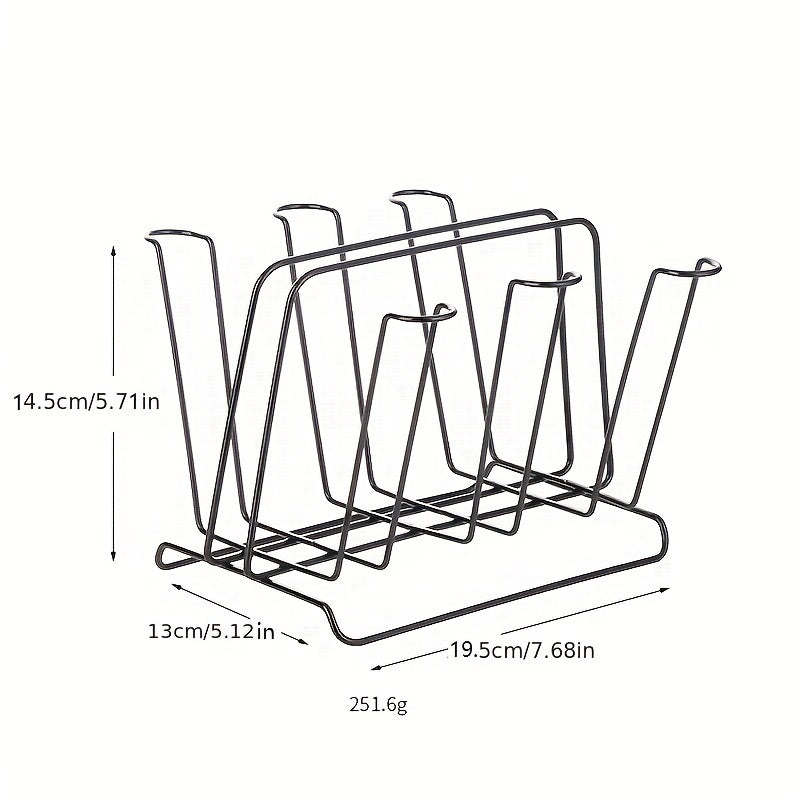 Stainless Steel Cup Drying Rack with Drain Tray