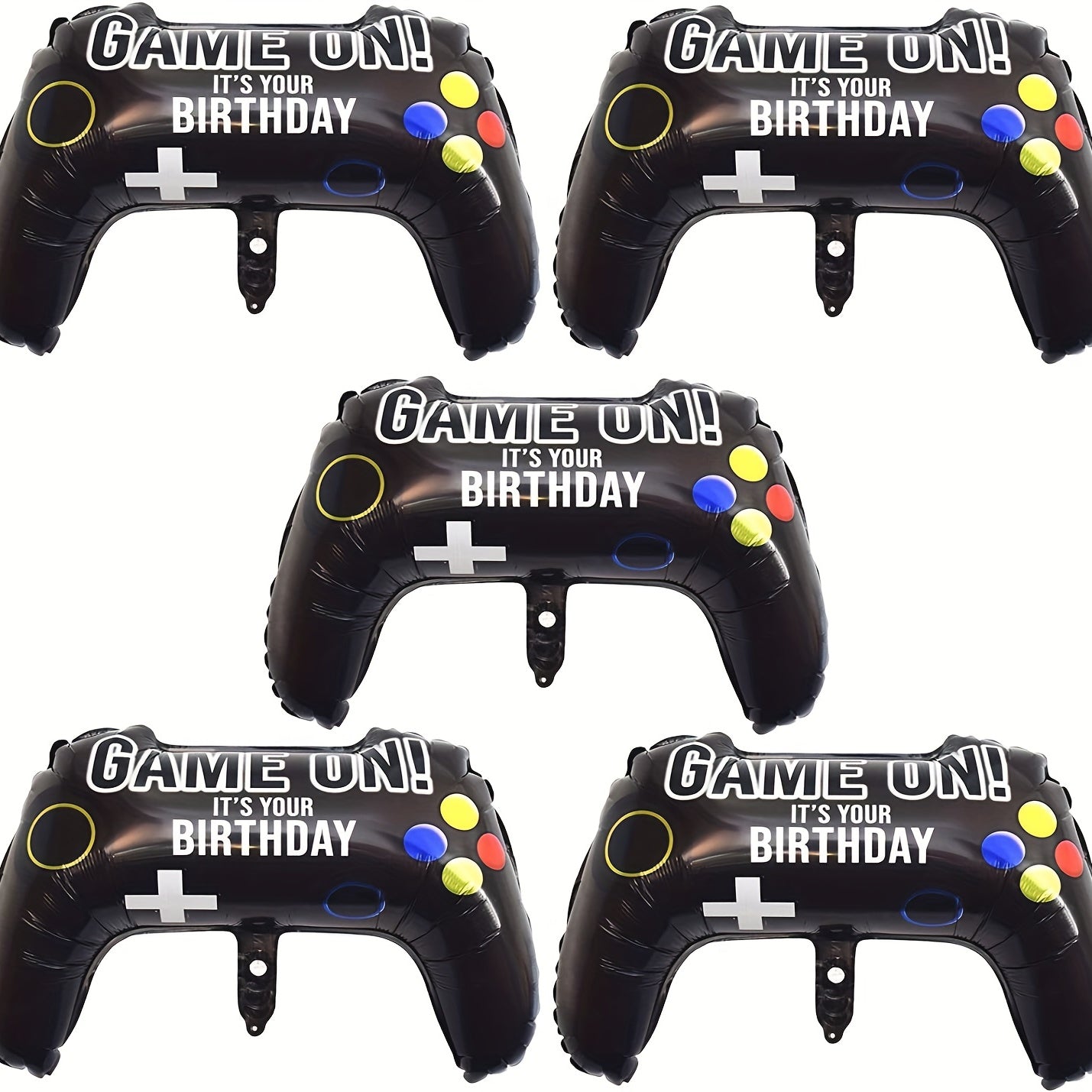 5pcs Video Game Balloons - Perfect for Game Party Decorations