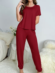 Short Sleeve Pajama Set Women's Sleepwear
