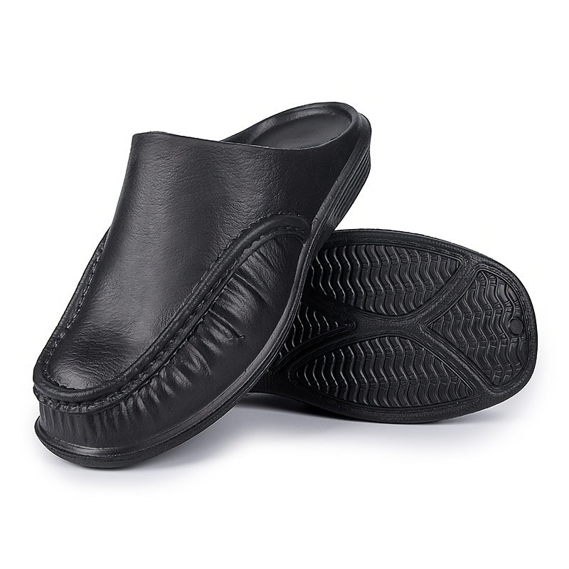 Men's Closed Toe Non Slip Wear-resistant Slippers