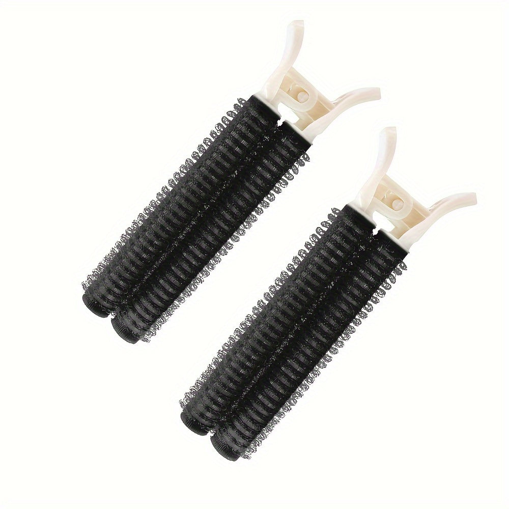 2pcs Hair Rollers Volumizing Curlers Root Clips Fluffy Instant Bang