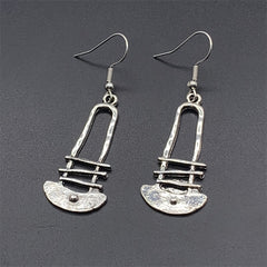 Boho Geometric Pendant Earrings Charm Jewelry