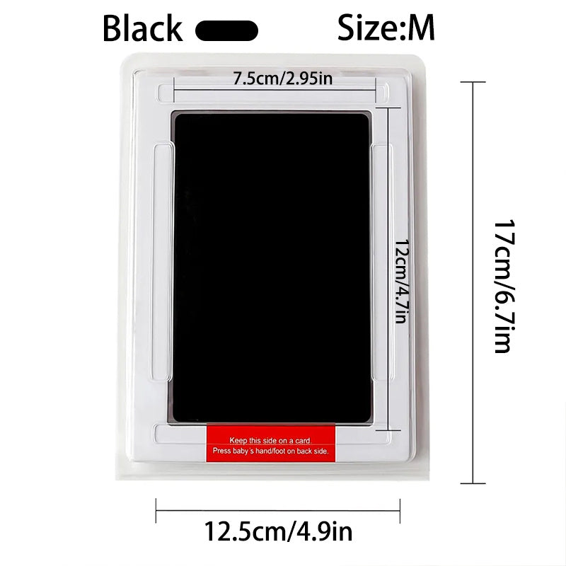 Baby Footprint Handprint Ink Pad - Non-Toxic - Stain-Free