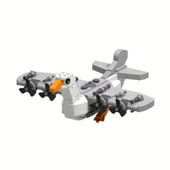 Brainrot Bombombini Building Block Model AI Shanionajing Fighter Jet Toy