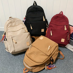Preppy Style Laptop Backpack for Teenagers
