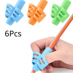 6 Pencil Grips Handwriting Posture Correction Training Writing Aids