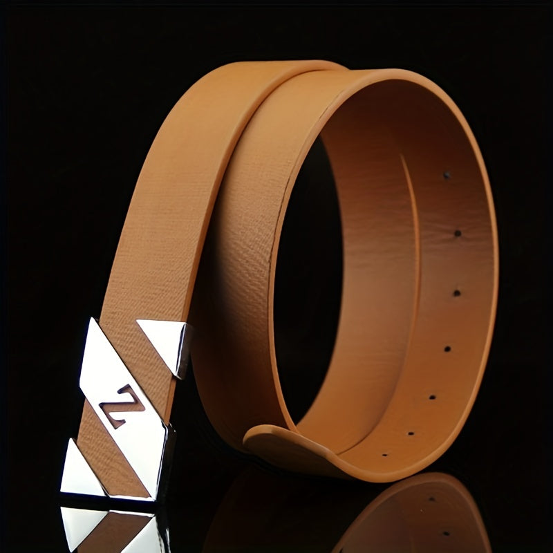 Men's Smooth Buckle Pant Belt