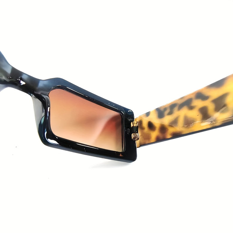 Punk Style Wide Legs Sunglasses with Cleaning Cloth & Anti-squeeze Box