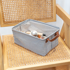 Fabric Storage Box & Organizer Foldable Collapsible Clothes & Cosmetics