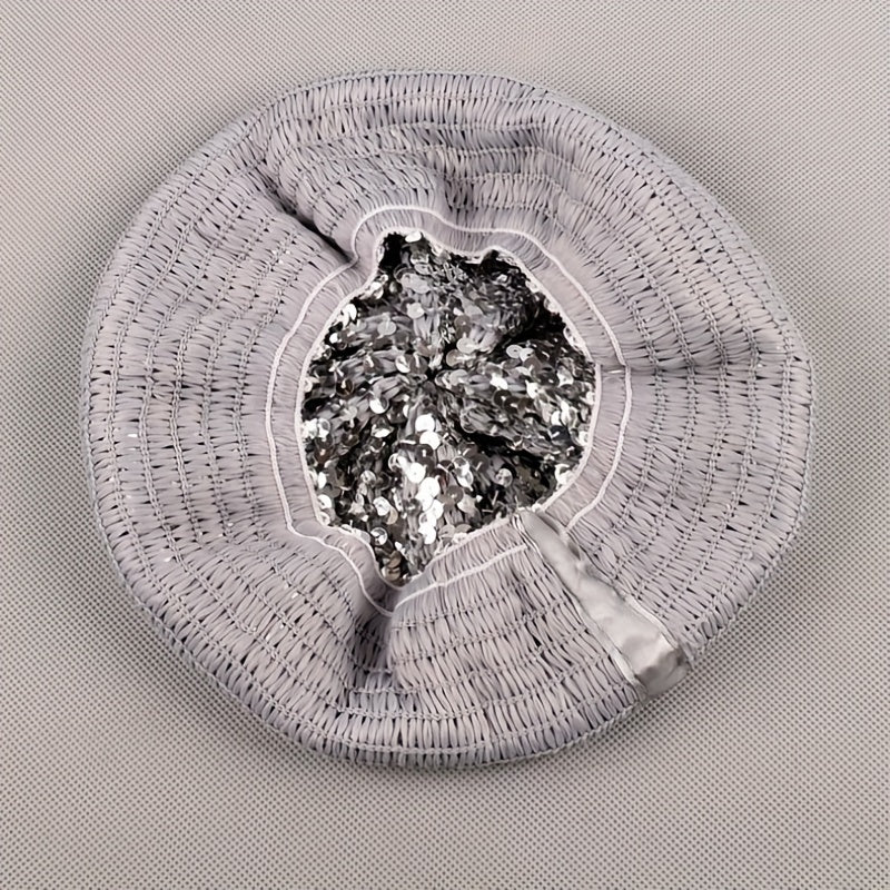 Sequins Beret Hip Hop Painter Cap Beanie Hat