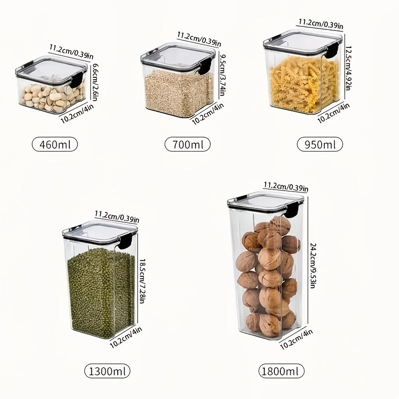 1Pc Airtight Food Storage Containers - Keep Food Fresh & Secure