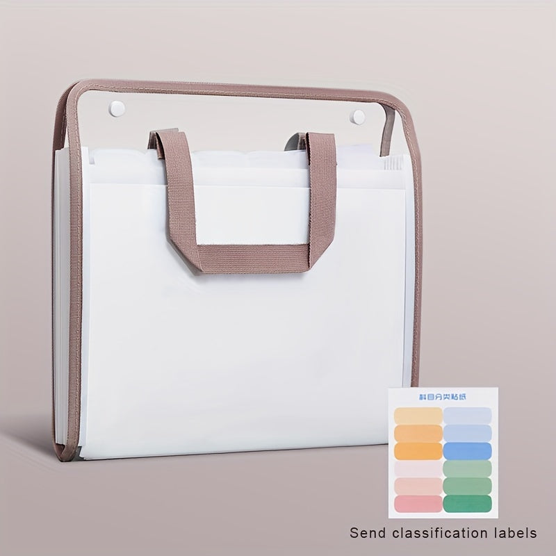 13 Layer Folder Paper Storage Bag Large Capacity Paper Organizing Tool