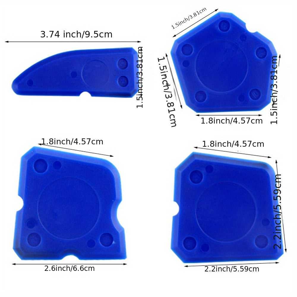 HIFESON 4pcs Silicone Remover Caulk Finisher Grout Tool Kit