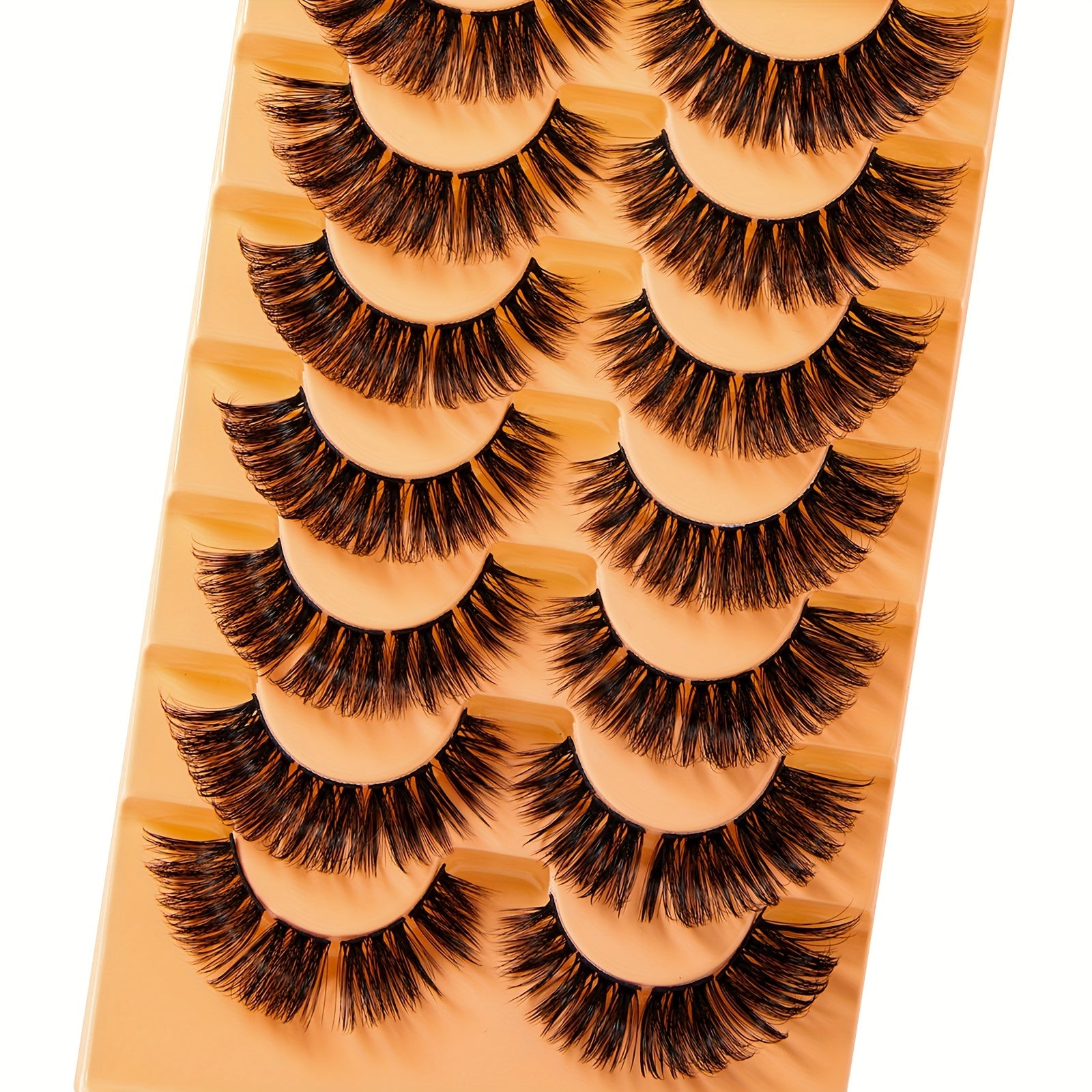 56 Pcs 5D Fluffy Faux Mink Lash Clusters 18mm Extensions