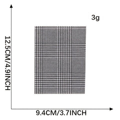 5pcs Plaid Striped Square DIY Patch Sewing Patchwork Decorative Accessories