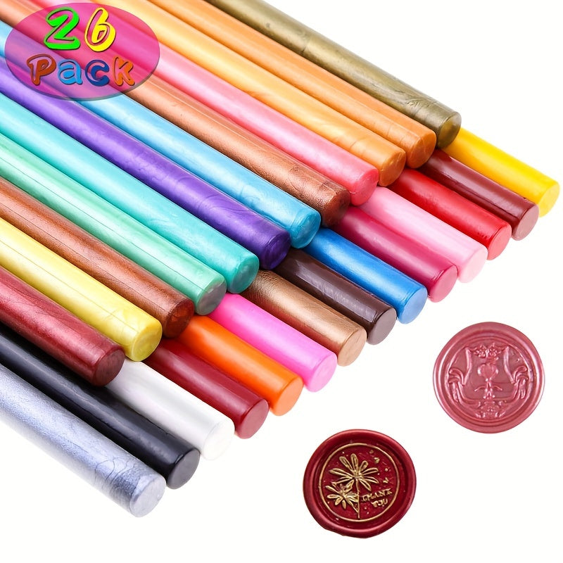 Pack of 5 Sealing Wax Sticks for Wedding Invitations and Crafts