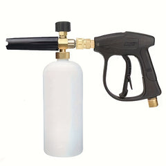 Pressure Washer Gun Snow Foam Lance 3000 PSI Max with 5 Nozzle Tips 1L Foam Jug