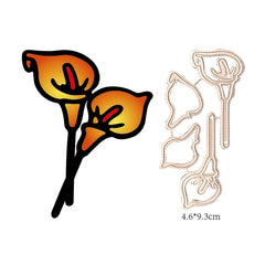 Paper Art Embossing Cutting Template DIY Flower Leaf Scrapbook