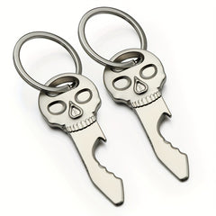 Skull Bottle Opener Metal Keychain Pendant Halloween Gift
