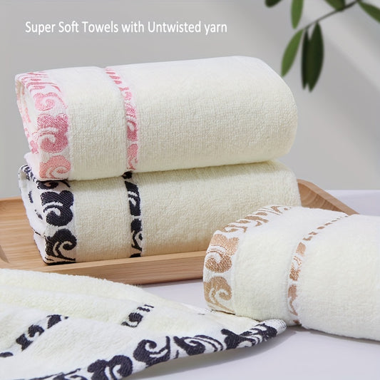 Soft Hand Towel Absorbent Quick Dry Towel Jacquard Thickened Face Towel