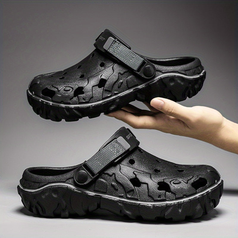 Men's Water Shoes Clogs Slip on Closed Toe Sandals Soft Sole Walking Shoes