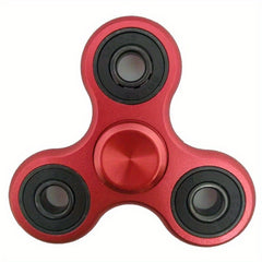 Aluminum Triangular Fidget Spinner Stress Relief Toy Orange