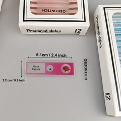Microscope Slides 48pcs 4 Colors Sample Microbiological Biology Microscope Slice