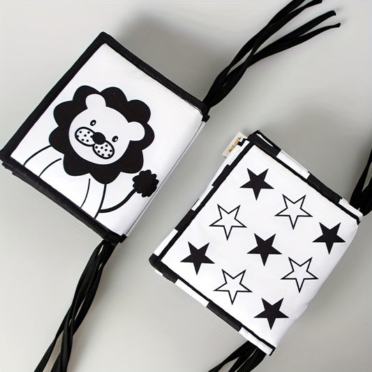 High Contrast Sensory Cloth Book for Babies
