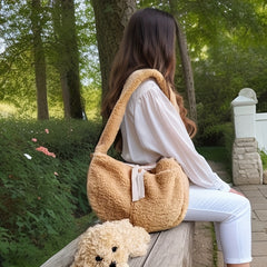 Pet Backpack Dog Shoulder Bag Cat Dog Crossbody Bag