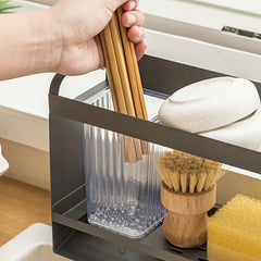 Sink Drain Rack Sponge Cloth Dishwashing Liquid Storage Kitchen Rack
