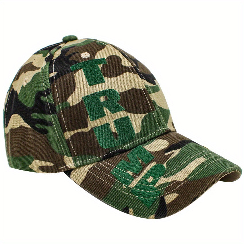Camouflage Baseball Cap with Embroidery Duck Tongue