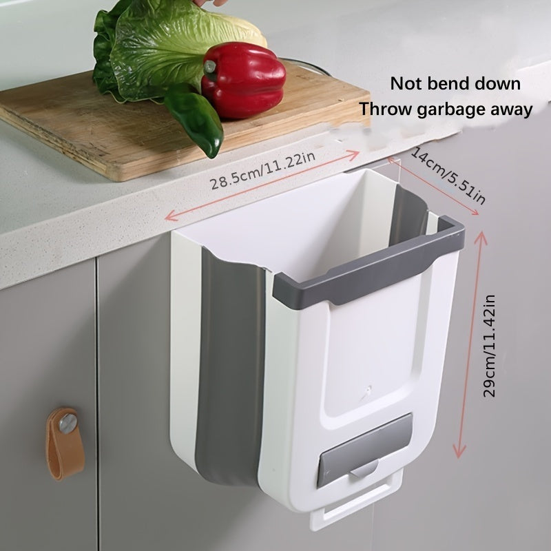 12L Foldable Hanging Trash Can for Kitchen and Car