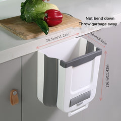 12L Foldable Hanging Trash Can for Kitchen and Car