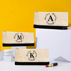 Monogram Cosmetic Bag - Elegant Personalized Makeup Pouch