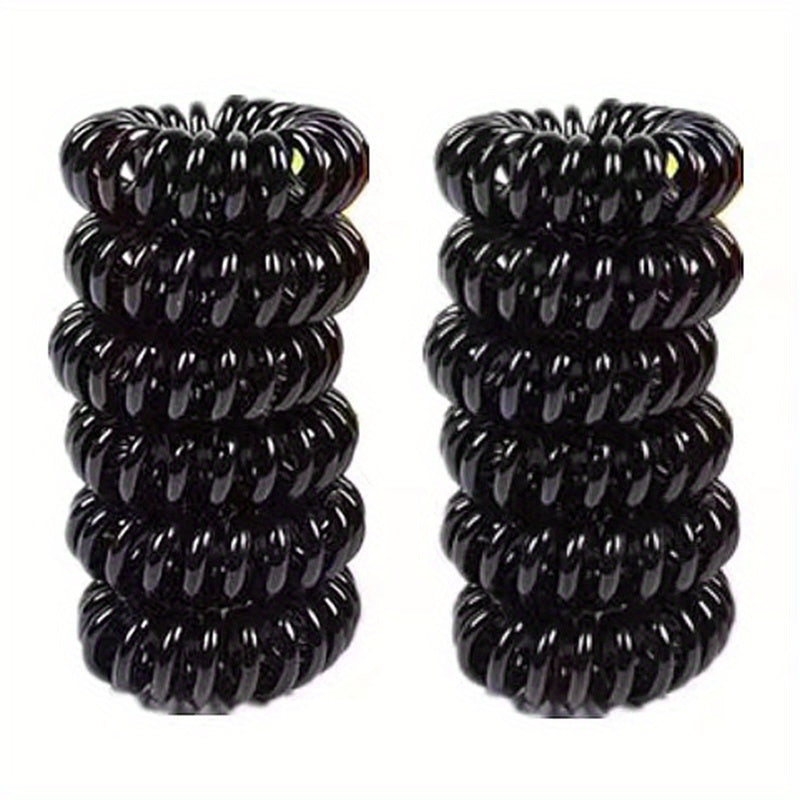 Spiral Hair Tie Style Hair Ring Elastic Ponytail Holder Hair Accessories