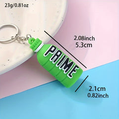 Creative Beverage Bottle Silicone Key Chain Men's Small Gift