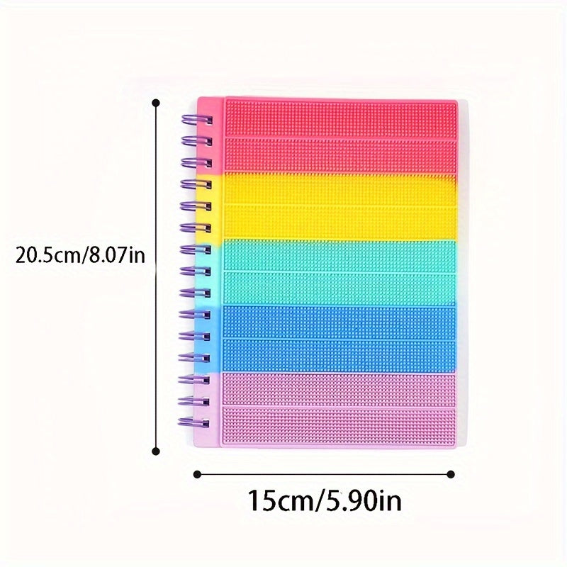 1pc 80 Sheets 160 Pages Relax Furry Coil Notebook Colorful