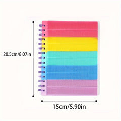 1pc 80 Sheets 160 Pages Relax Furry Coil Notebook Colorful
